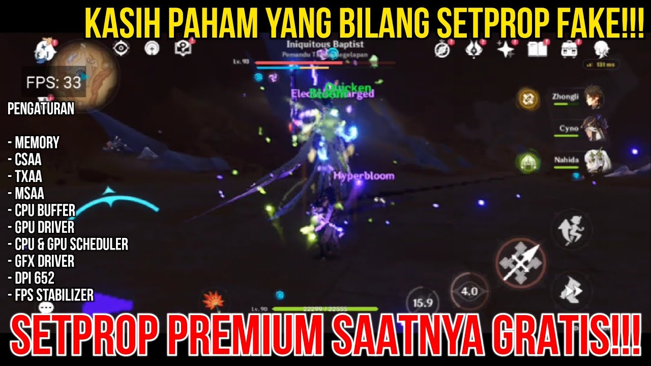 Module Vip Gratis Non Root! Setprop Gaming Genshin Impact Ini Bisa Meningkatkan Performance Hp