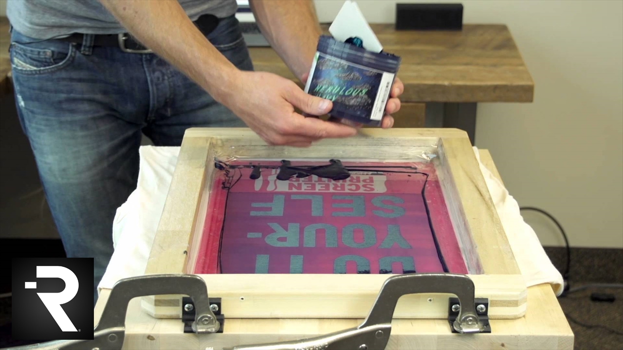 How To Screen Print w/ The DIY Hinge Press Without Using Screws