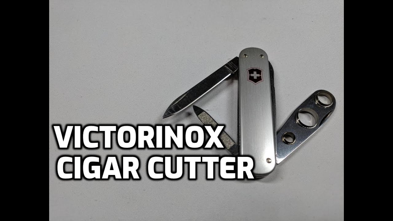 Victorinox Cigar Cutter 74mm Swiss Army Knife Unboxing and Review