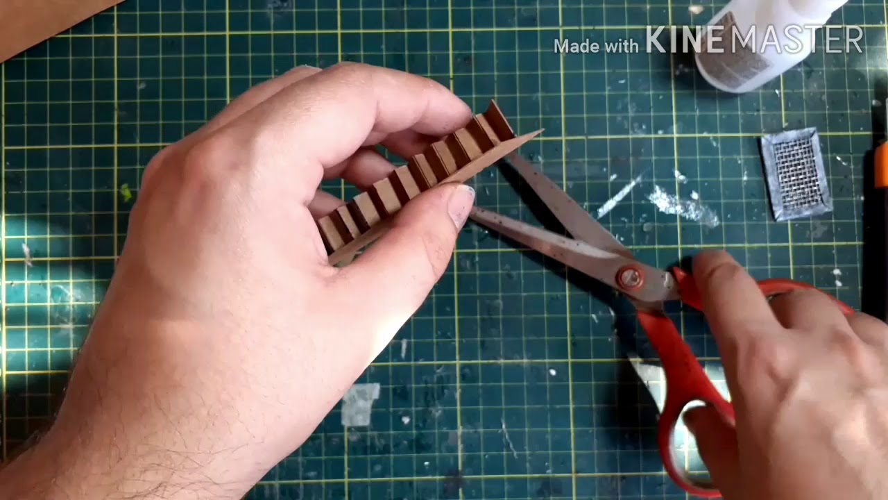Diy escada para diorama