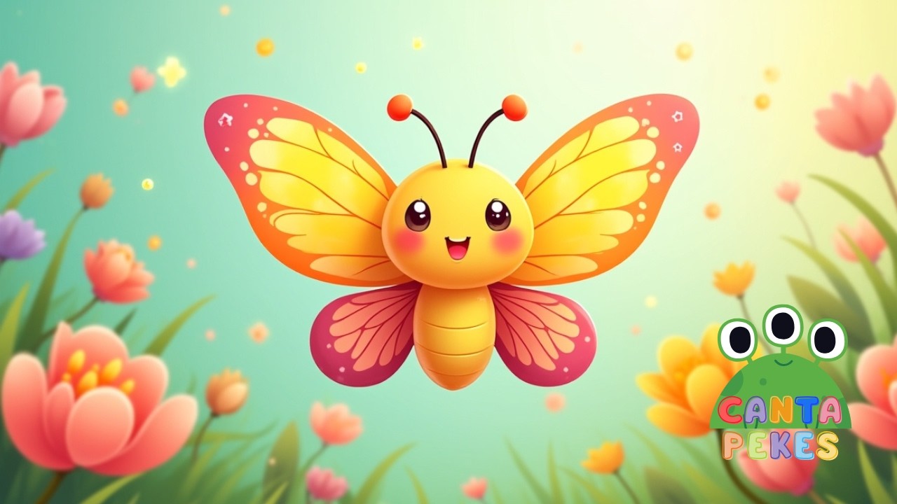 🦋🌈 Música Infantil | Borboletinha Colorida 🦋 Canções Infantis para Crianças