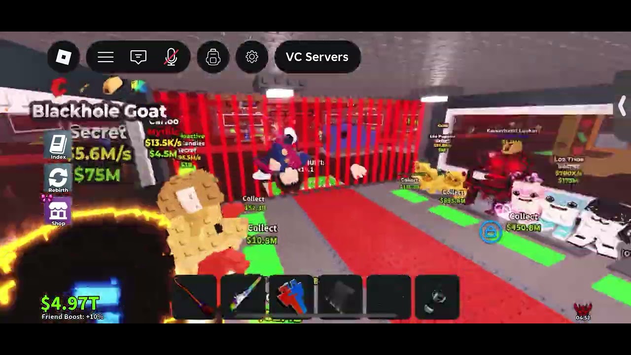 Opening all lucky blocks