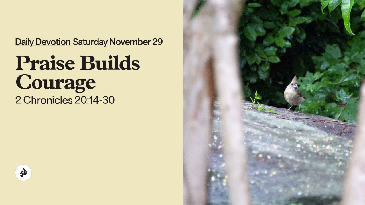 Praise Builds Courage – Daily Devotional