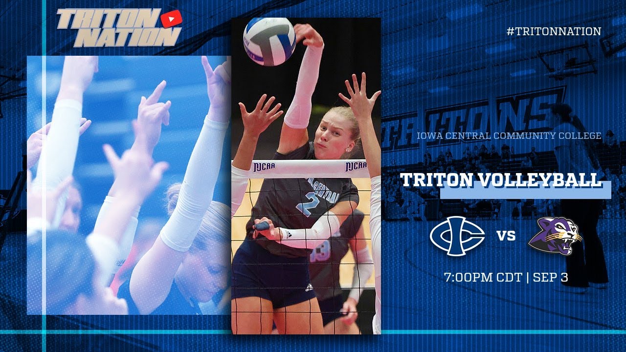 Iowa Central Women's Volleyball: Tritons vs Ellsworth Community College Panthers