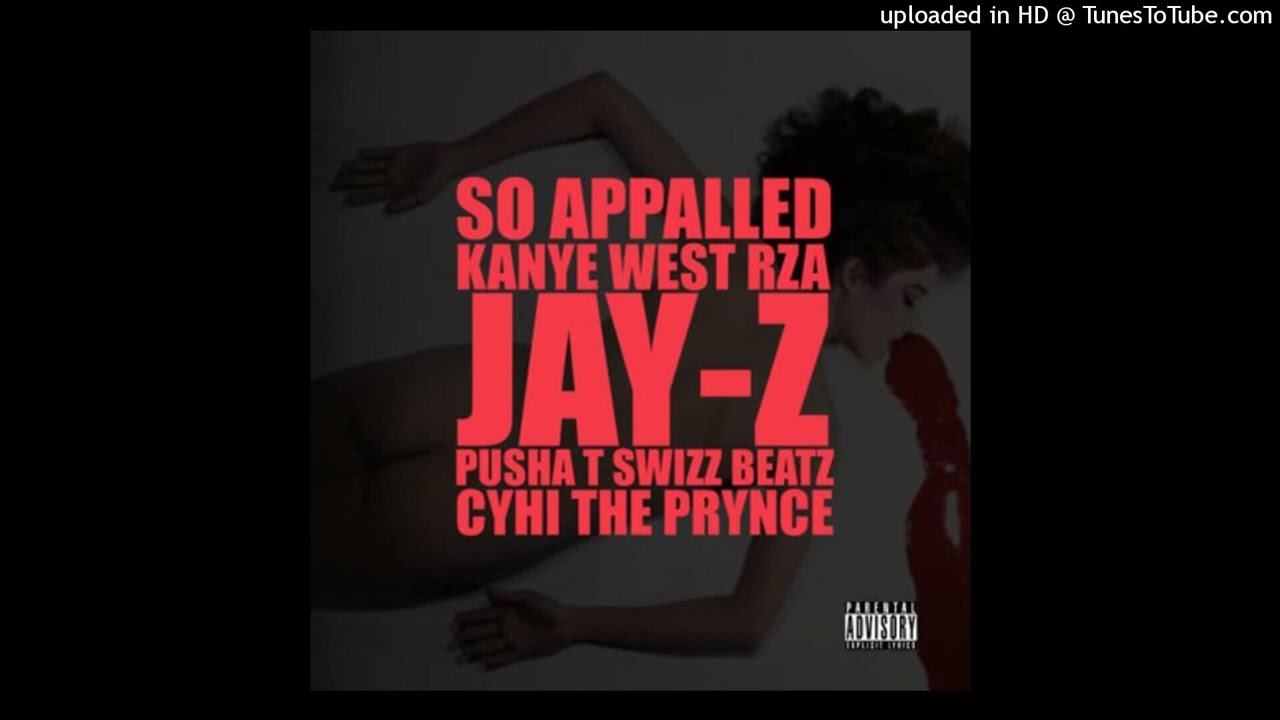 kanye west, swizz beatz, cyhi the prince, jay-z, pusha t, rza - so appalled (slowed + reverb)