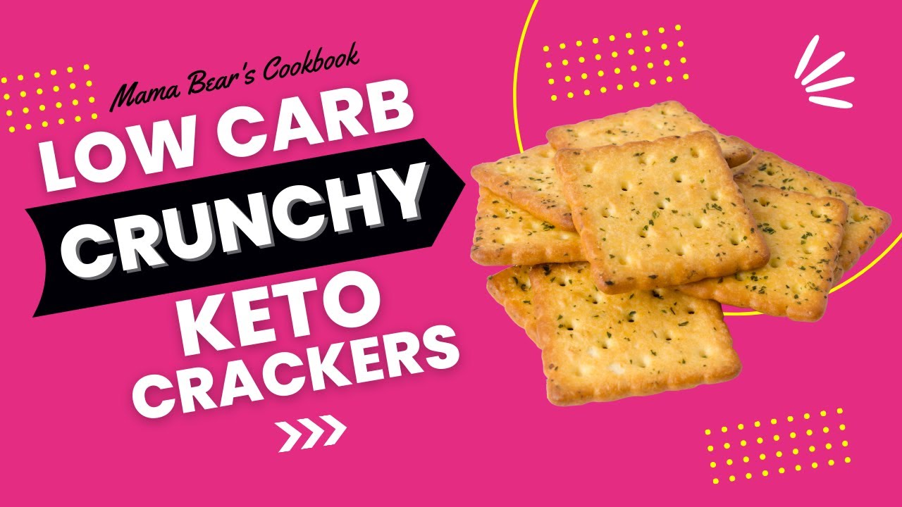 The Best Low Carb Crunchy Keto Crackers Recipe