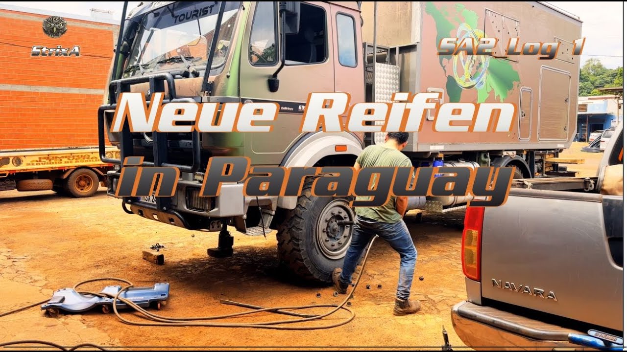 SA2 Log 1 Neue Reifen in Paraguay