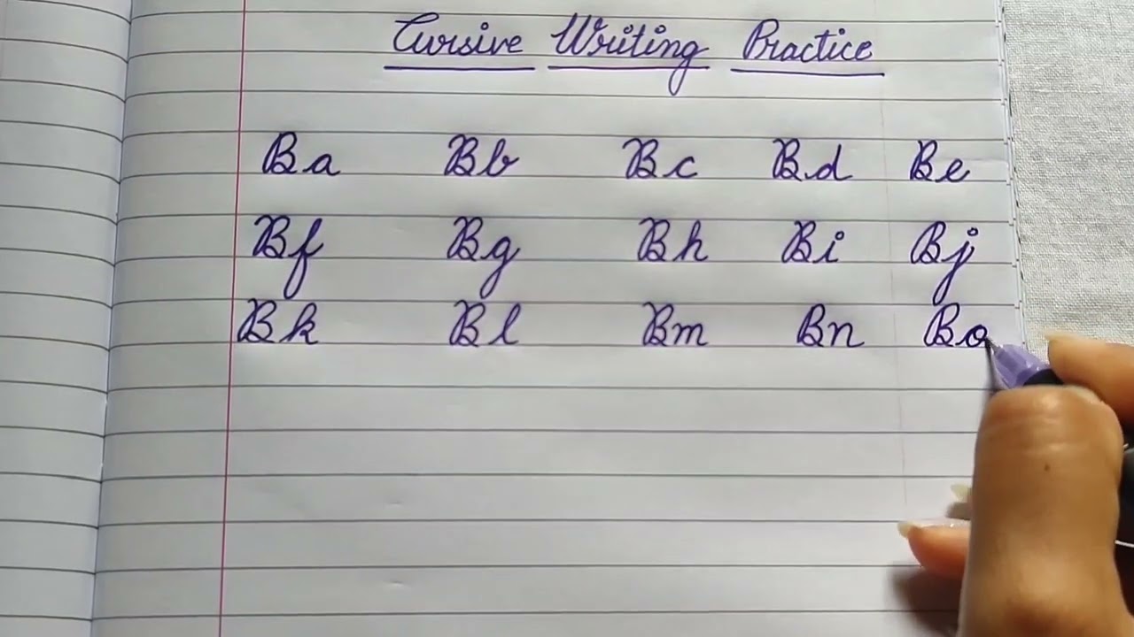 Cursive Writing Practice Session 2 || Cursive Writing Practice with Alphabets || Improve Handwriting