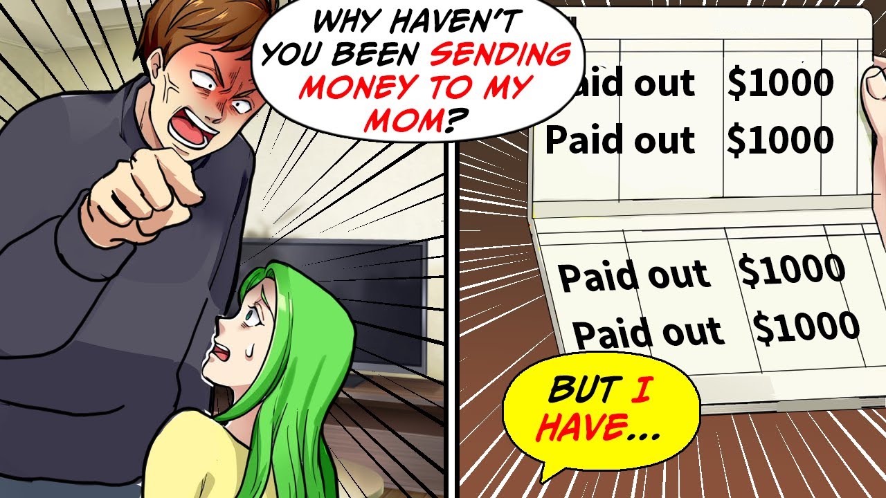 My husband accused me of not sending money to his mother but...
