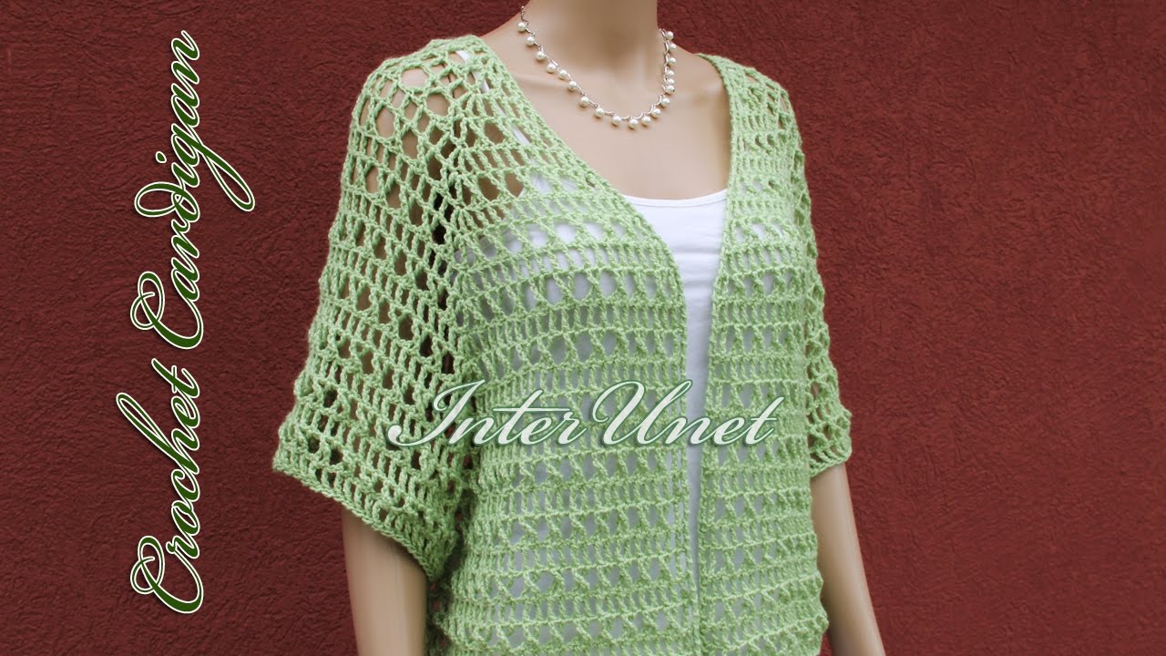 Crochet jacket – cardigan crochet pattern