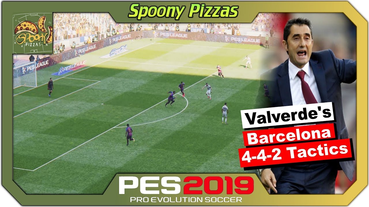 PES 2019 | Valverde's Barcelona 4-4-2 Tactics