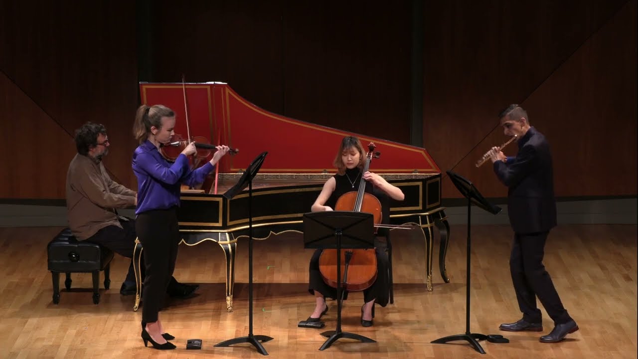 C.P.E. Bach - Trio Sonata for Flute, Violin, and Continuo in D minor, H. 569