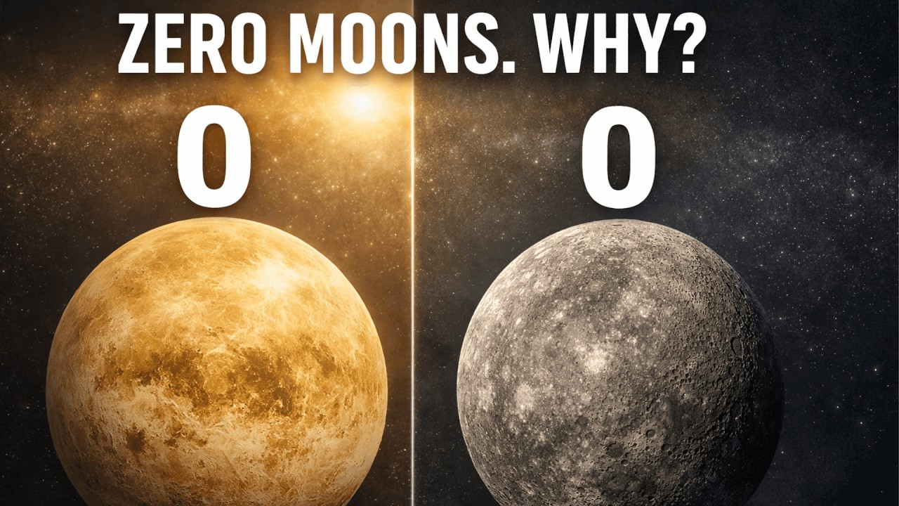 Why Don’t Venus and Mercury Have Moons