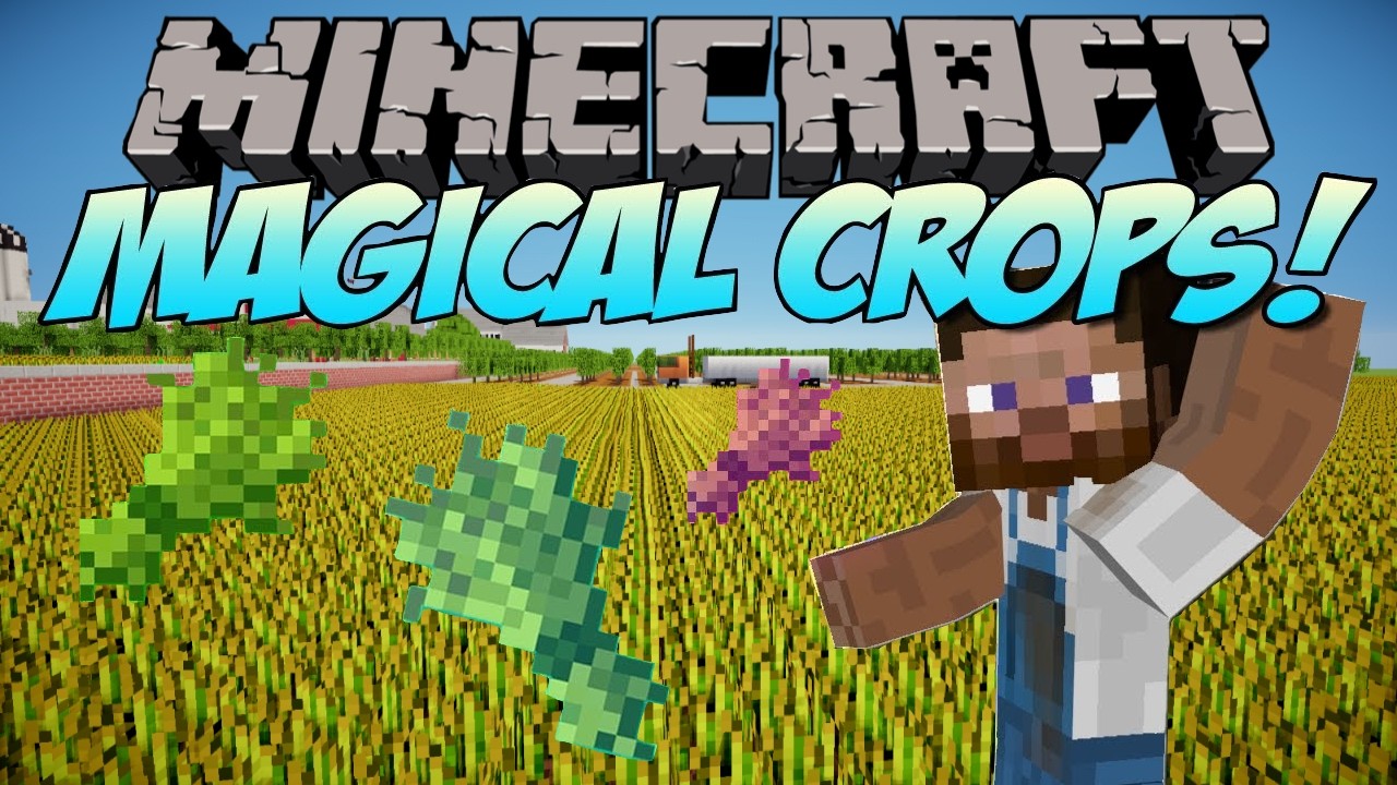Minecraft | MAGICAL CROPS! | Grow Diamonds, Obsidian, & More!) | Mod Showcase 1.7.10