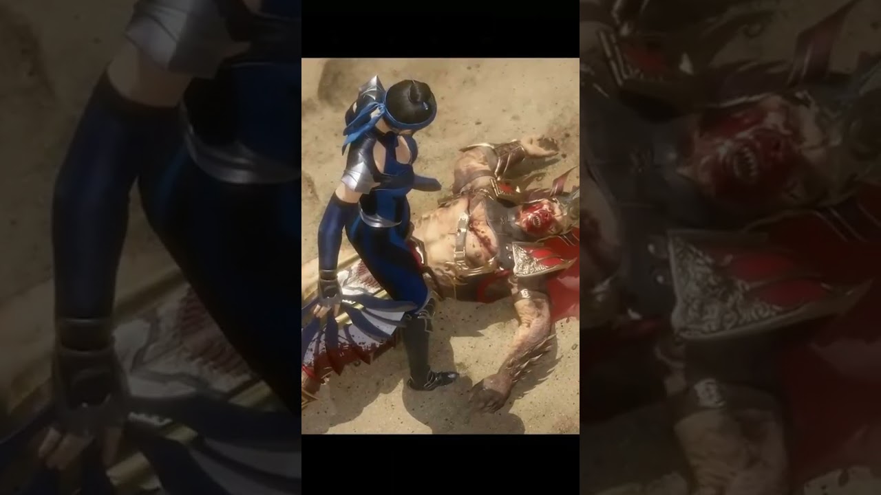 MK11- Kitana Kills Shao Khan - #mortalkombat #mortalkombat11 #kitanamortalkombat #shaokahn
