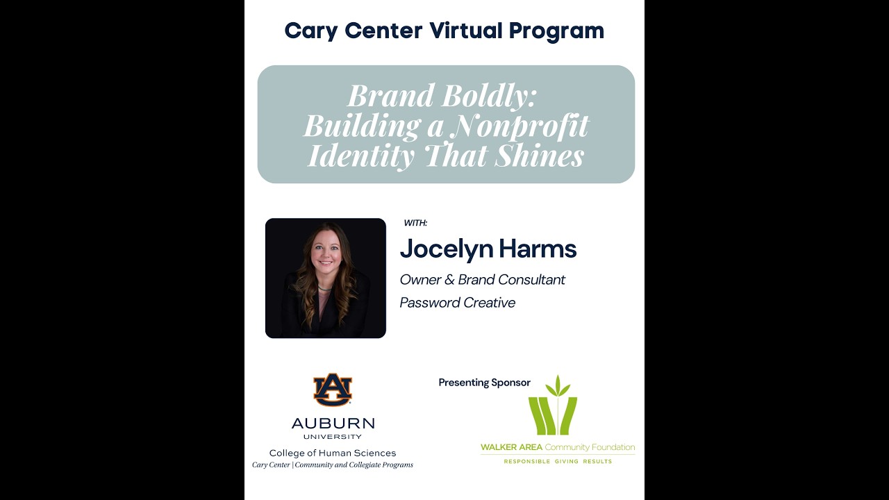 Brand Boldly: Building A Nonprofit Identity That Shines