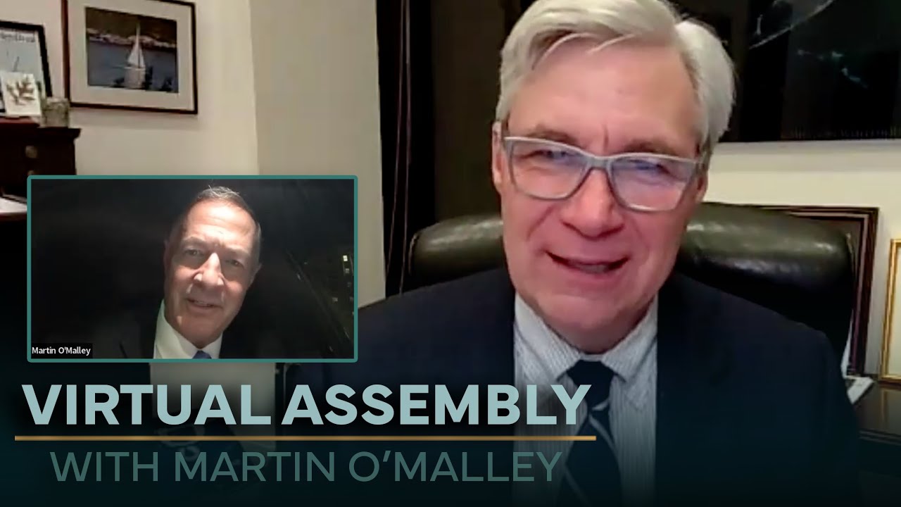 Senator Whitehouse Hosts a Virtual Assembly with Martin O'Malley