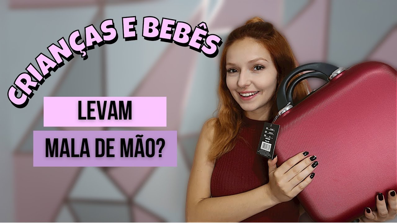 CRIANÇAS PODEM LEVAR MALA DE MÃO? | ENTENDA AS REGRAS