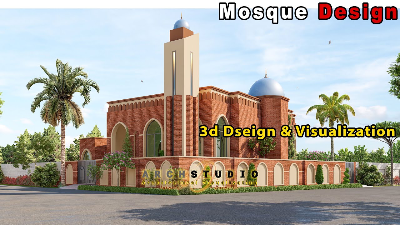 Jamia Masjid Bilal | Mosque Architecture & 3D Visualization | Pakistan
