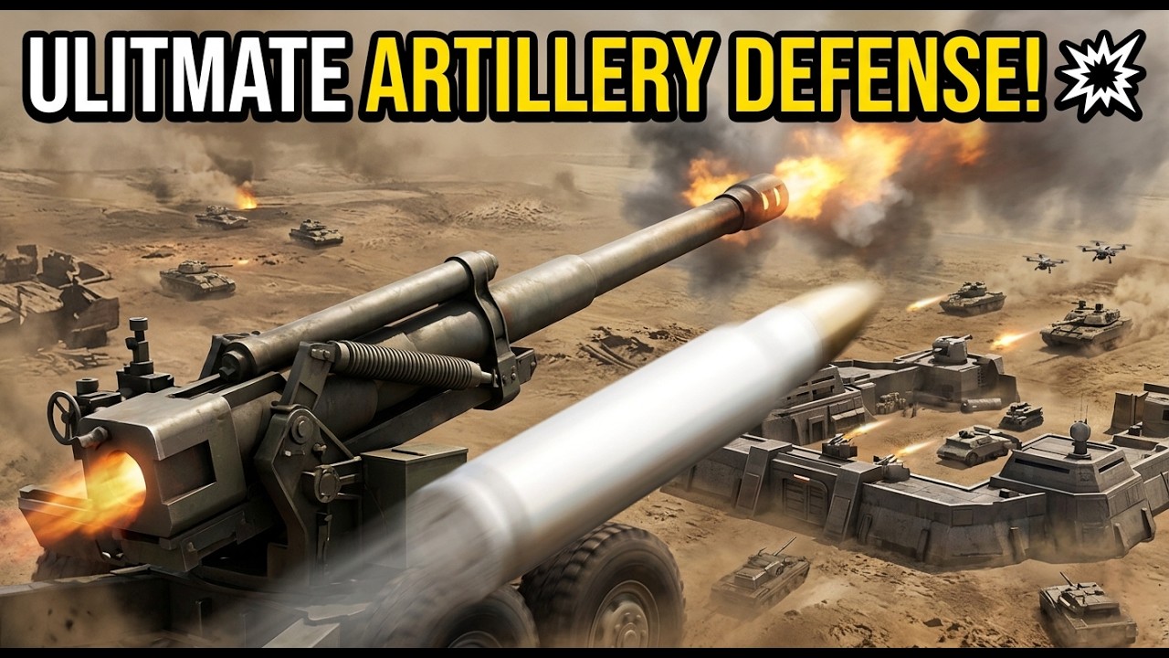 ULITMATE ARTILLERY DEFENSE! 💥 WW2 Frontline Battle & Tank Destruction Gameplay