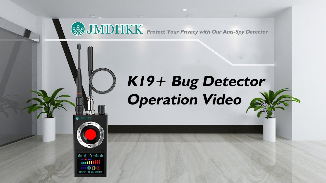 JMDHKK K19+ Professional Anti-Spy Detector — Your Personal Privacy Guardian