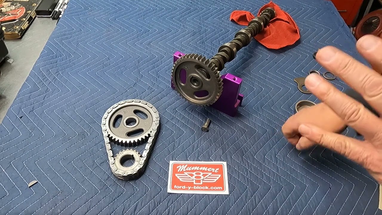 Ford Y Block  How to Assemble the Front of the Camshaft