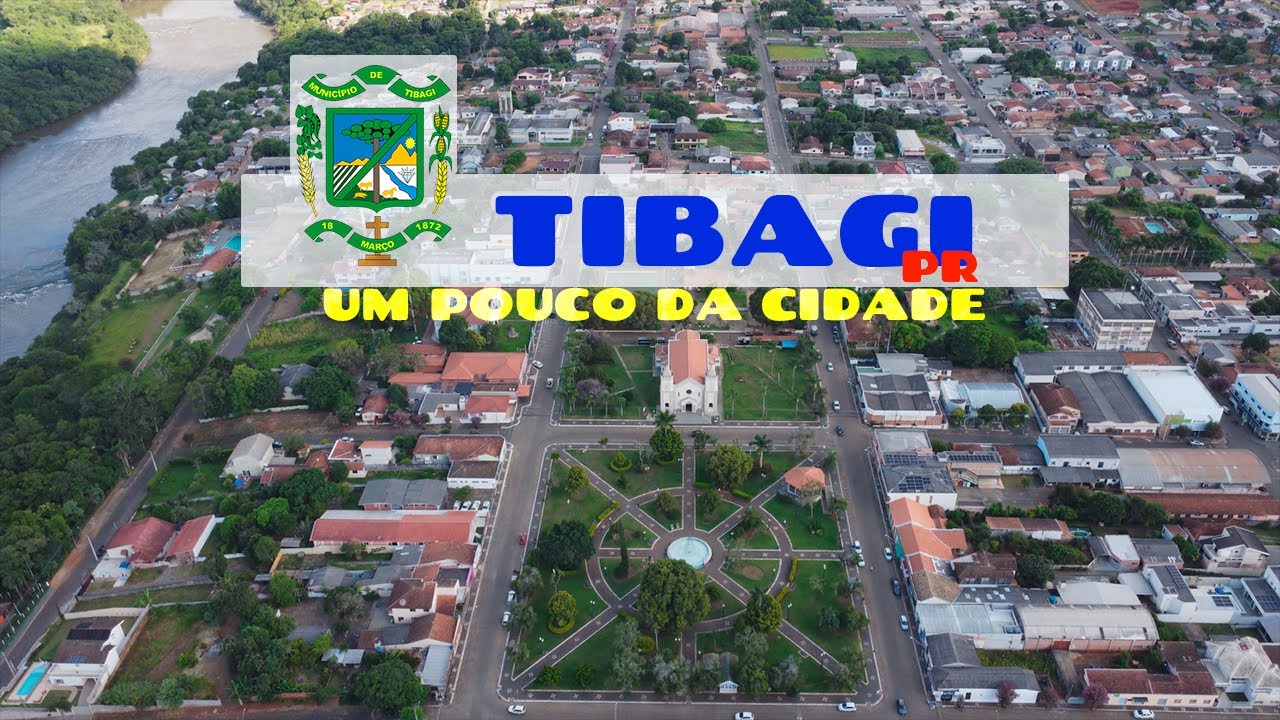 CIDADE DE TIBAGI PR, um voo de drone pela cidade turística