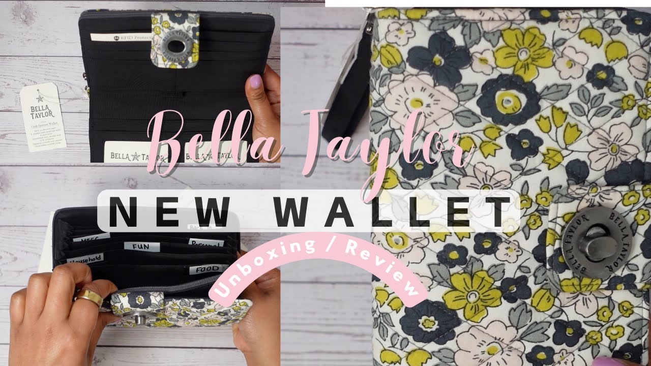 Bella Taylor  Cash System  Wallet Unboxing & Review| 4K Giveaway