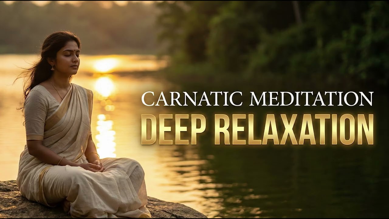 Carnatic Meditation Music for Deep Relaxation | 1 Hour Soothing Instrumental