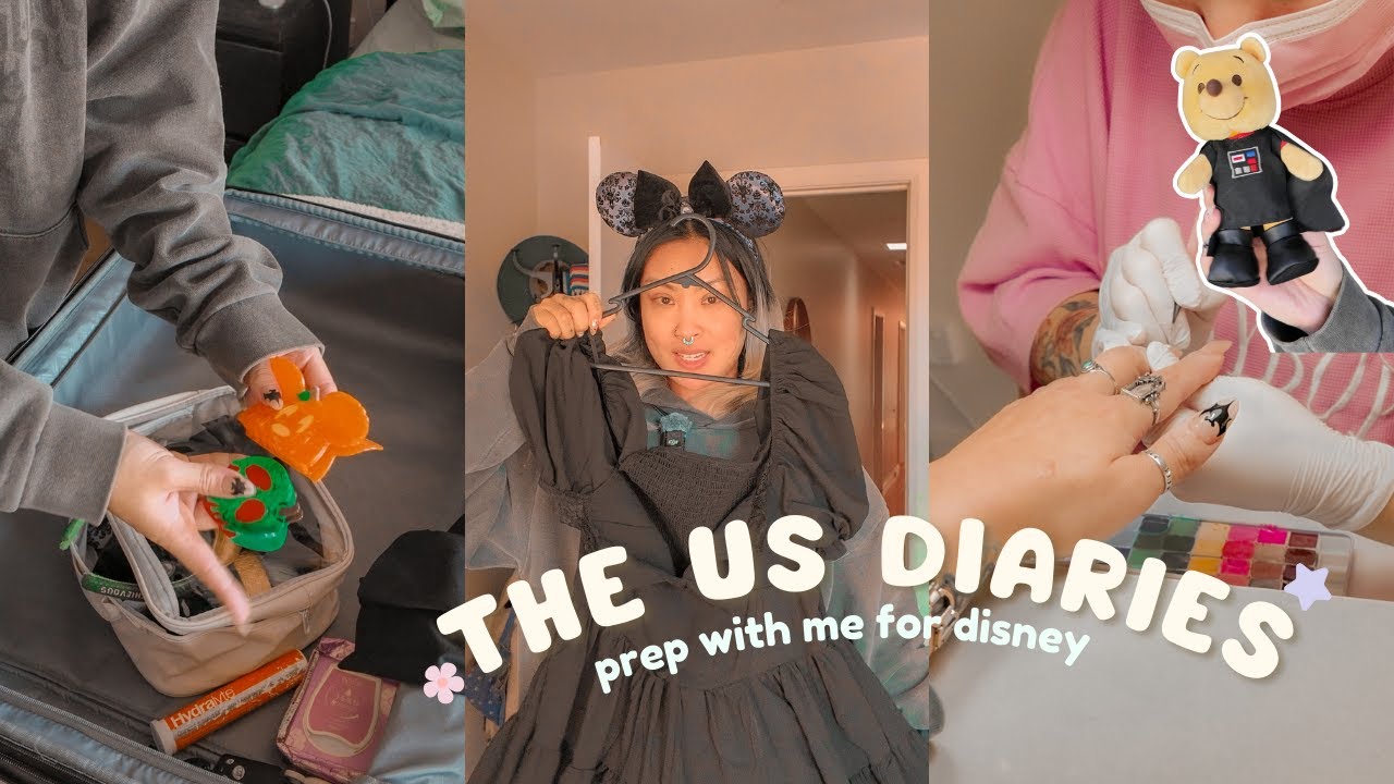 pack with me for my solo disney trip 🎃 my first halloween at disney!