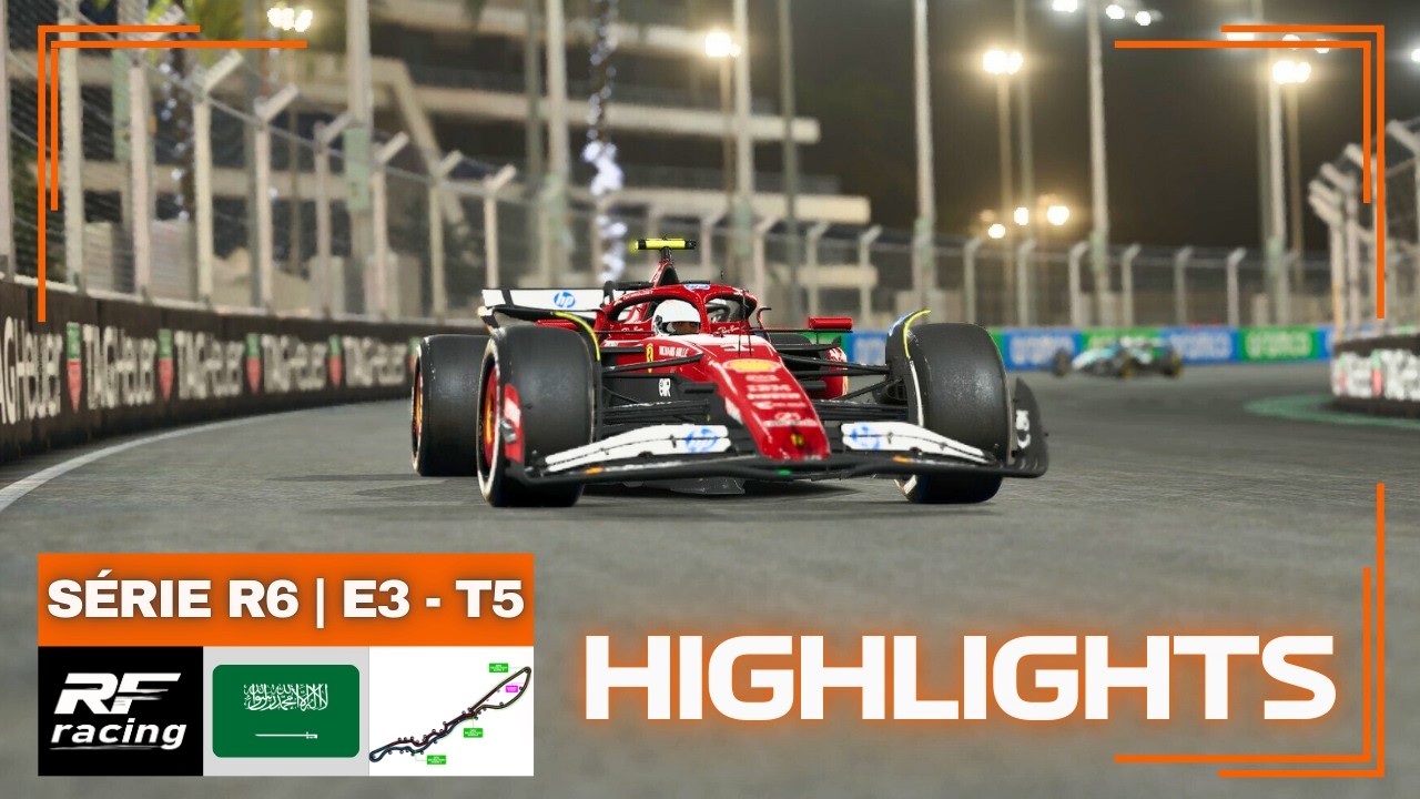 F1 25 - ARÁBIA SAUDITA - JEDDAH 🇸🇦 | RFR LEAGUE - SÉRIE R6 - HIGHLIGHTS | ETAPA 3 | TEMPORADA 5
