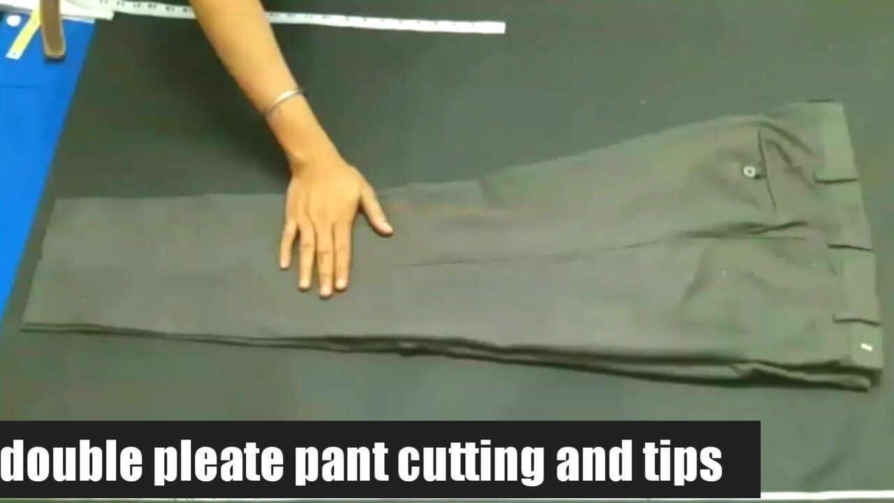 Double pleated pant cutting and useful tips in hindi