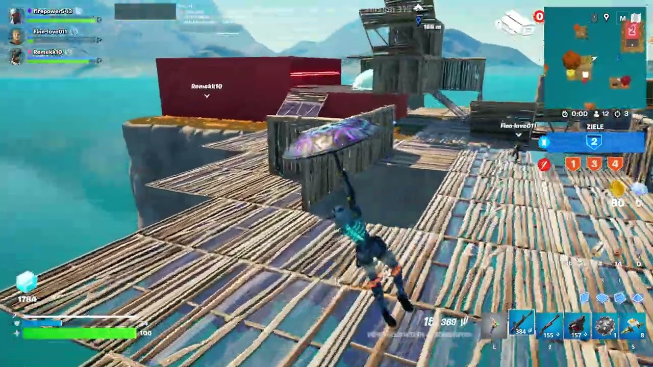 Fortnite Bedwars Gameplay PC  Solo Strong Win