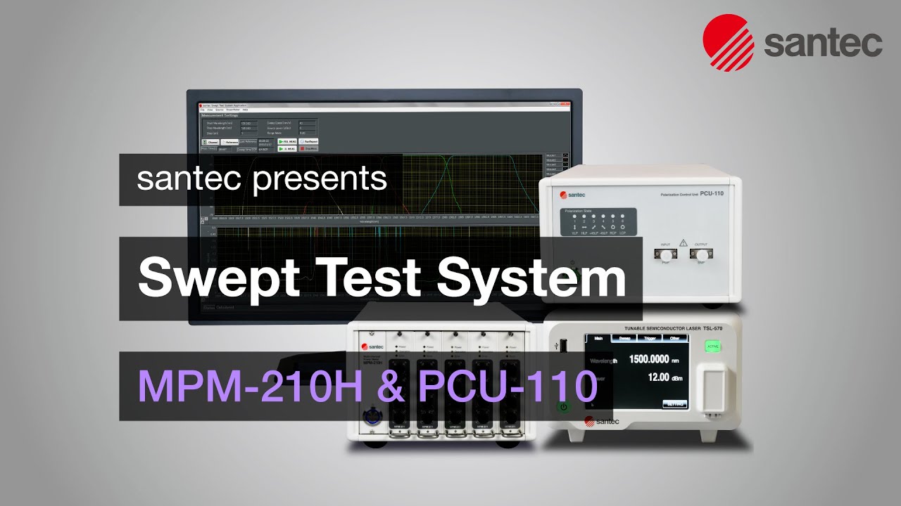 santec Swept Test System [MPM-210H & PCU-110]