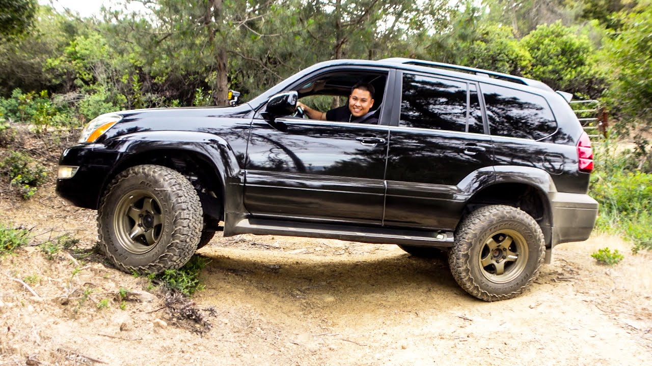 GX470 sketchy off-road adventures 😟