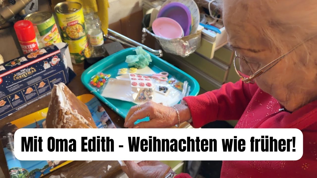 Sie ist 98 Jahre alt &ndash; und besser als wir alle 😱 Oma Edith baut ein Pfefferkuchenhaus!