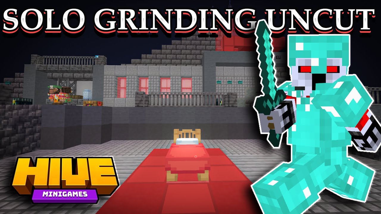 Hive Bedwars Solo Grinding UNCUT GAMEPLAY EP#3