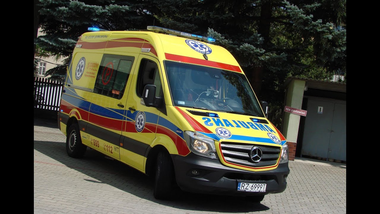 [NOWOŚĆ] Pokaz nowej karetki Mercedes Sprinter (P) z WSPR Rzeszów