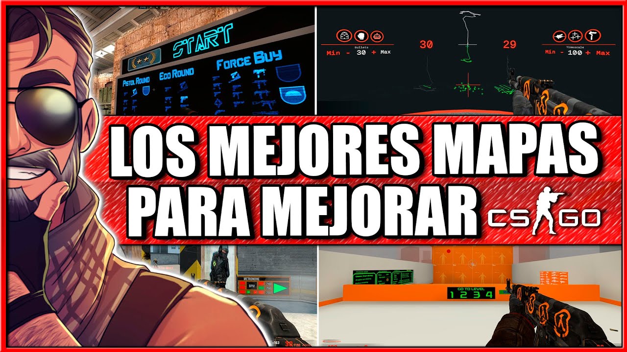 LOS MEJORES MAPAS PARA MEJORAR RÁPIDAMENTE EN CSGO