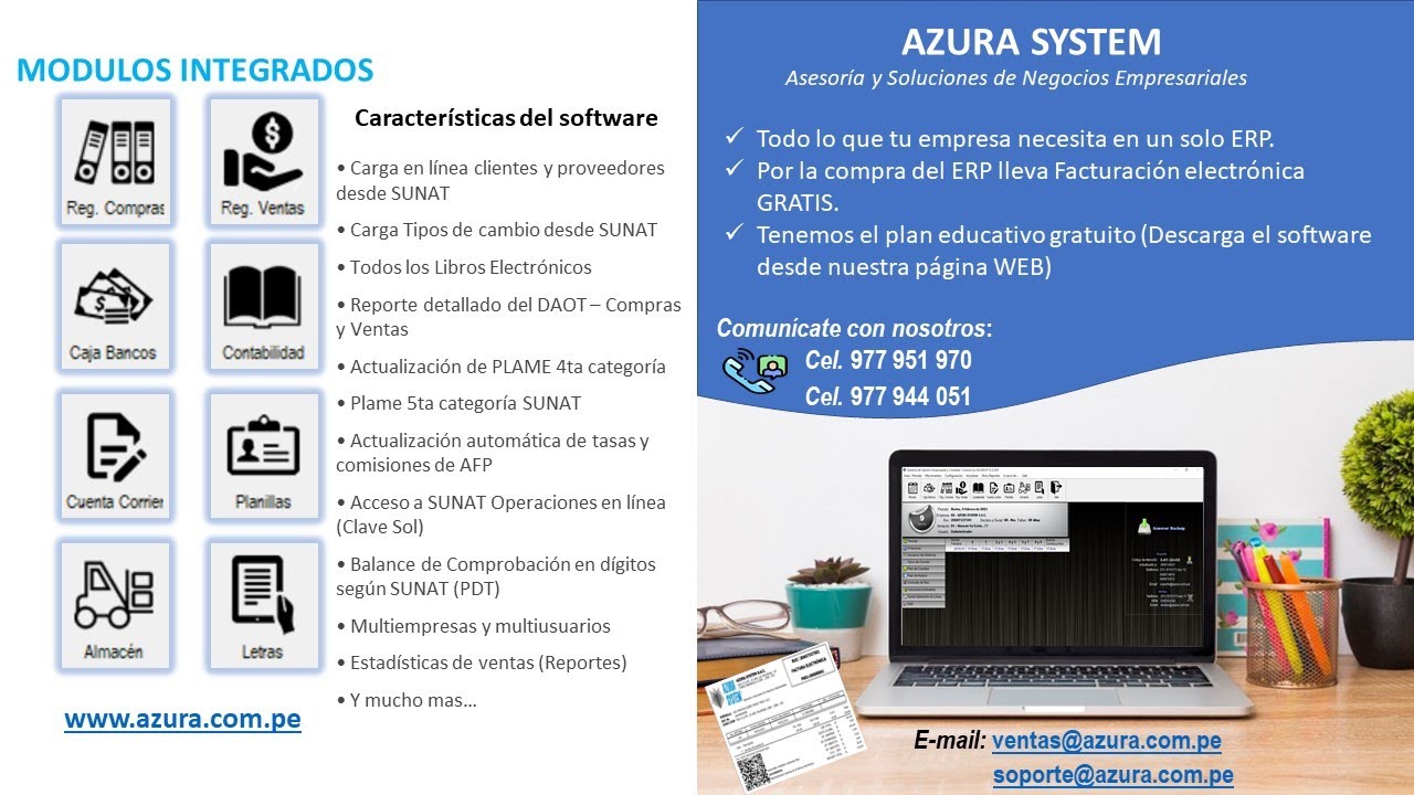 Presentación del ERP Azura System