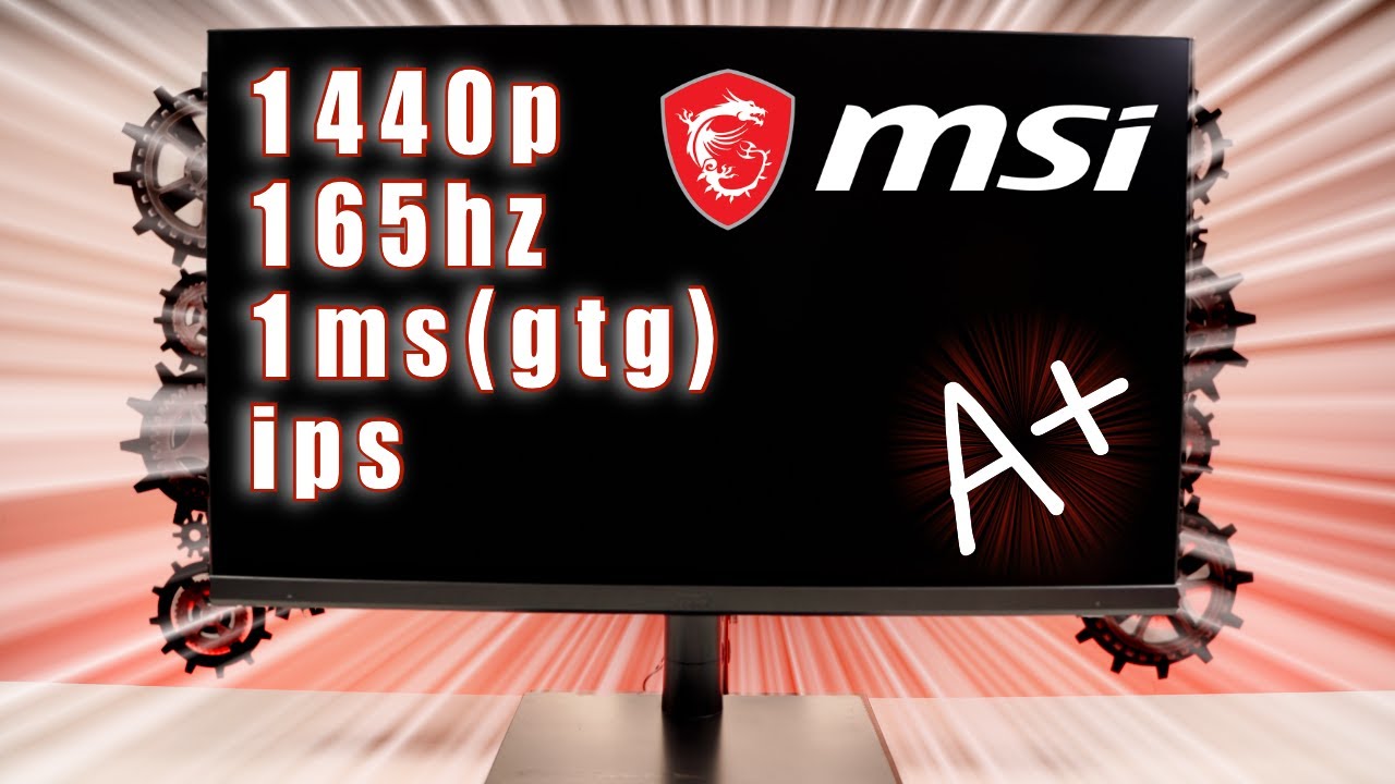 ONE AND DONE MONITOR! msi PS321QR Creator