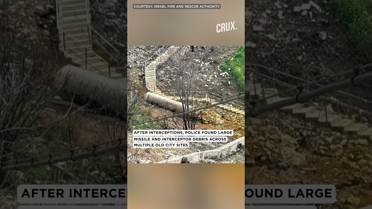 Large Iranian Missile Fragment Falls Near Jerusalem as IRGC Rains Hellfire on Israel