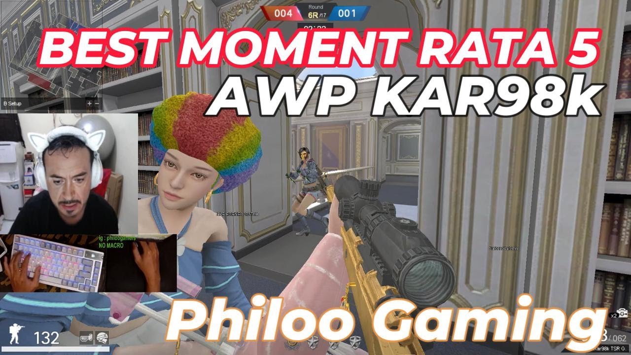 HIGHLIGHT GAMEPLAY MAP LUXVILLE RATA 5 AWP Kar98k TSR Philoo Gaming - Point Blank Zepetto 2024