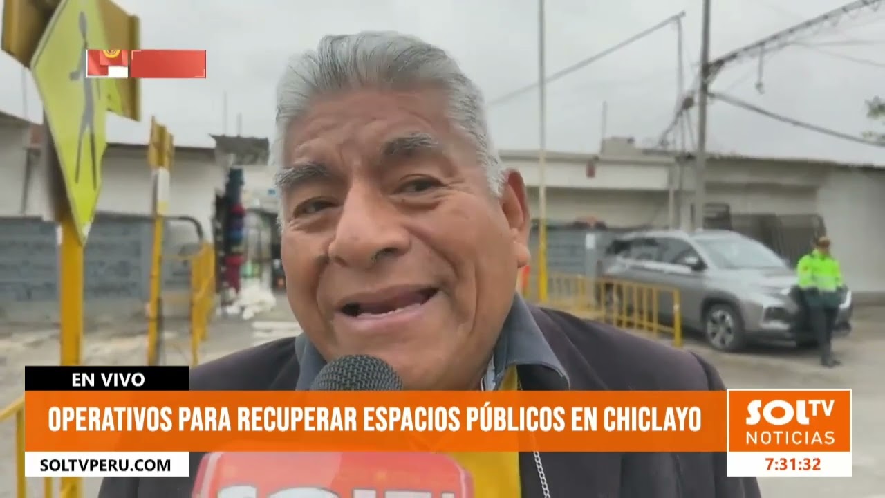 Chiclayo: operativos para recuperar espacios públicos