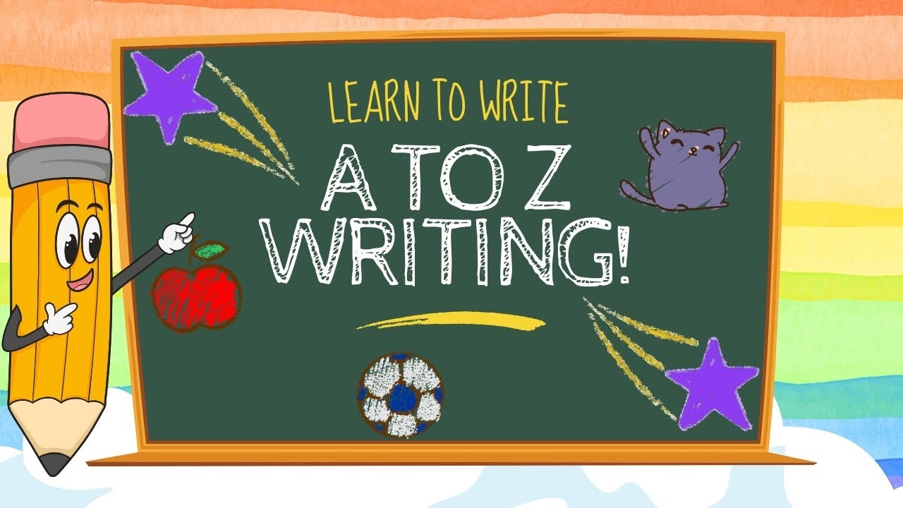 Alphabet Writing A&ndash;Z | Learn to Write Letters Step-by-Step Tracing for Kids  #education #learning