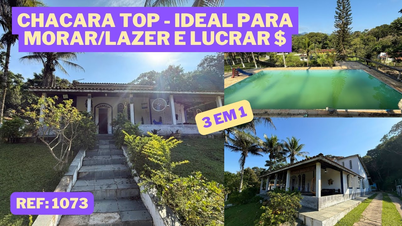 REF. 1073, CHACARA TOP - IDEAL PARA MORAR/LAZER E LUCRAR $ EM ITARIRI - SP, POR R$ 1.000.000,00