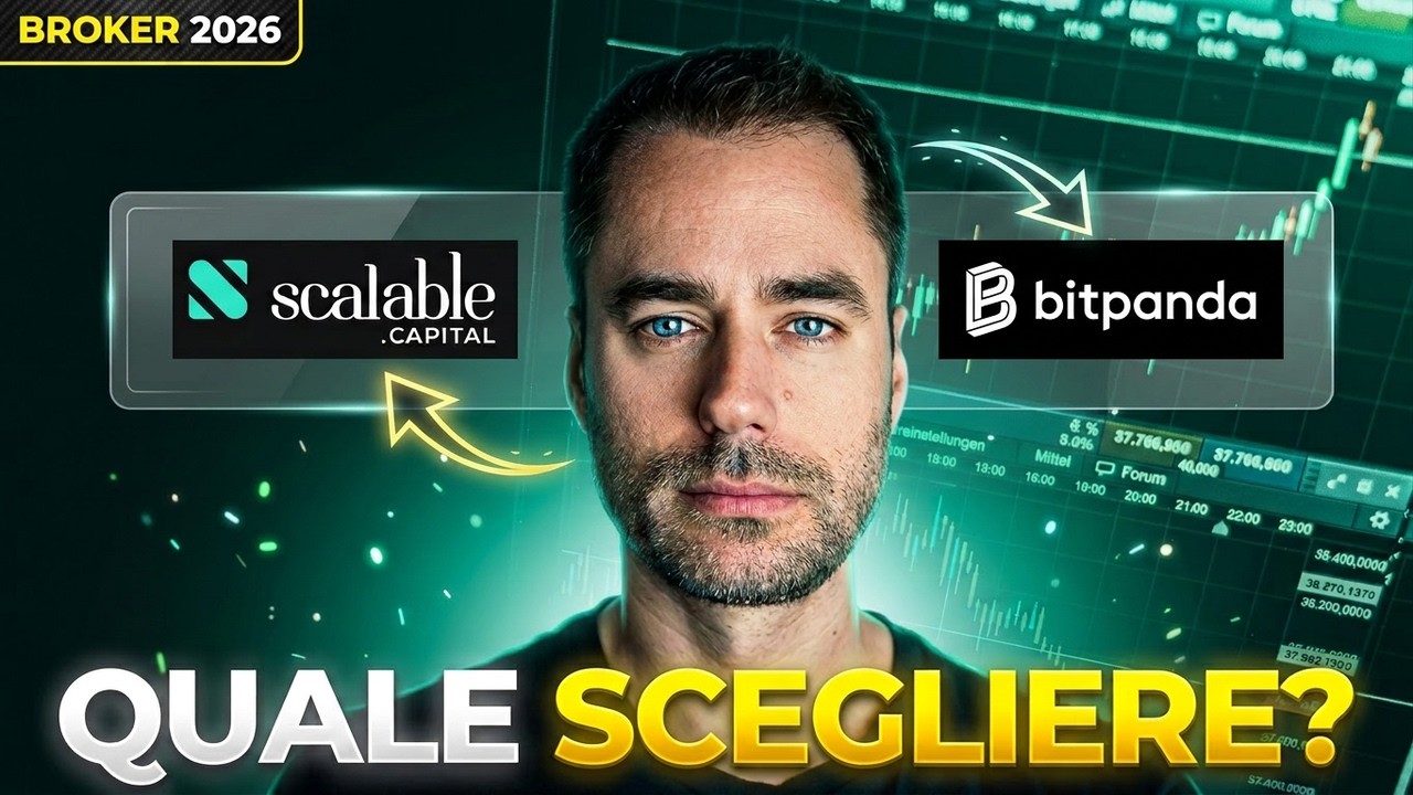 QUALE BROKER SCEGLIERE PER INVESTIRE NEL 2026 - BITPANDA vs SCALABLE #investimenti #broker #finanza