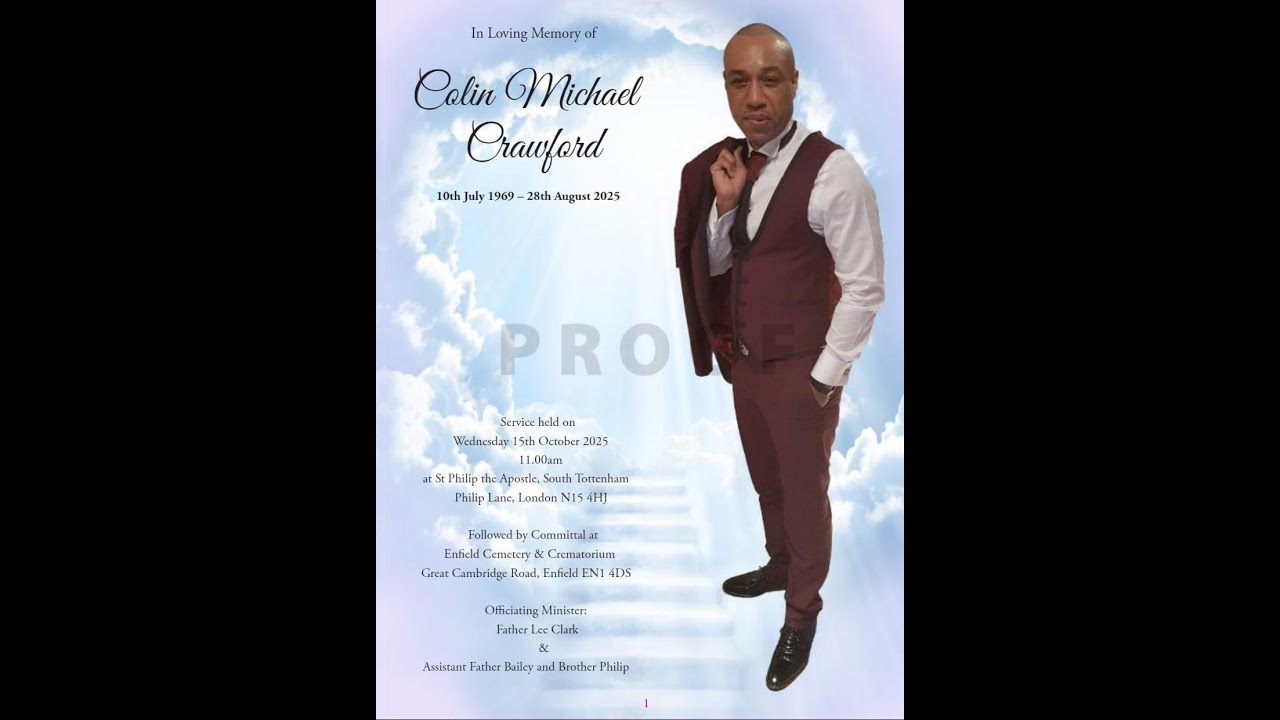 In Loving Memory of Colin Mr. C Crawford