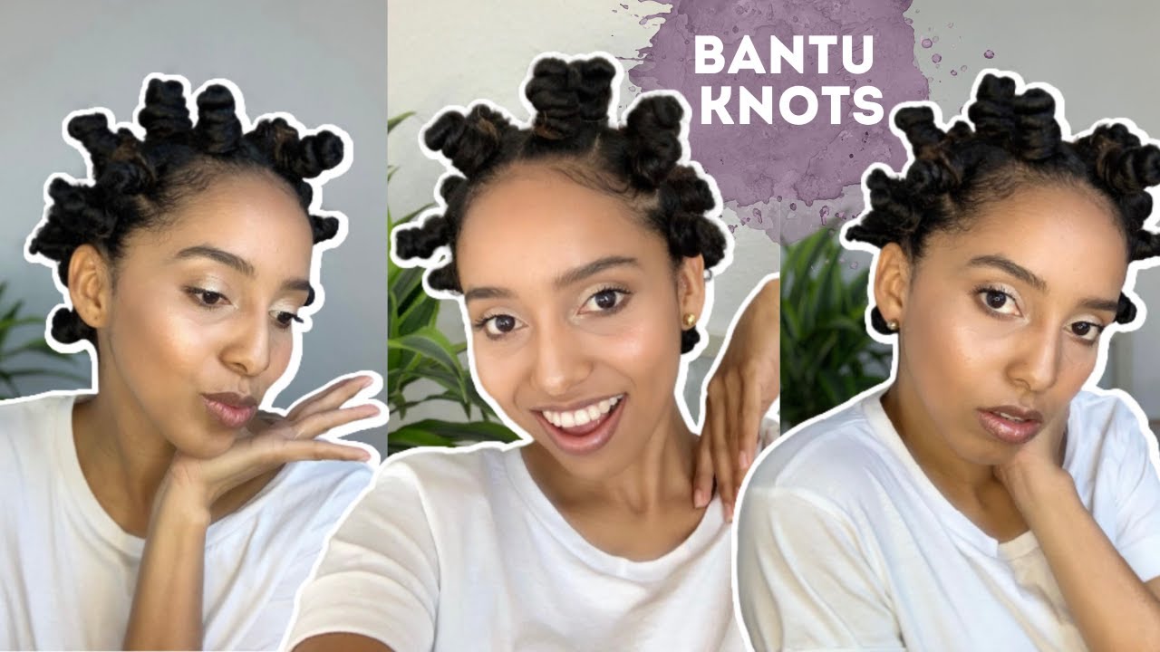 Definición de rizos con BANTU KNOTS o NUDOS BANTU | Técnica ideal para la Transición Capilar