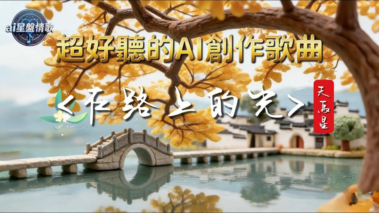 紫微星盤之歌!『在路上的光』這首歌，就像『天馬星』一樣—他是「在如風的律動中，淬鍊出如箭般的意志，並在每一次的啟程與跨越中，為生命開創出無限版圖的靈魂旅行家」。#AI創作情歌